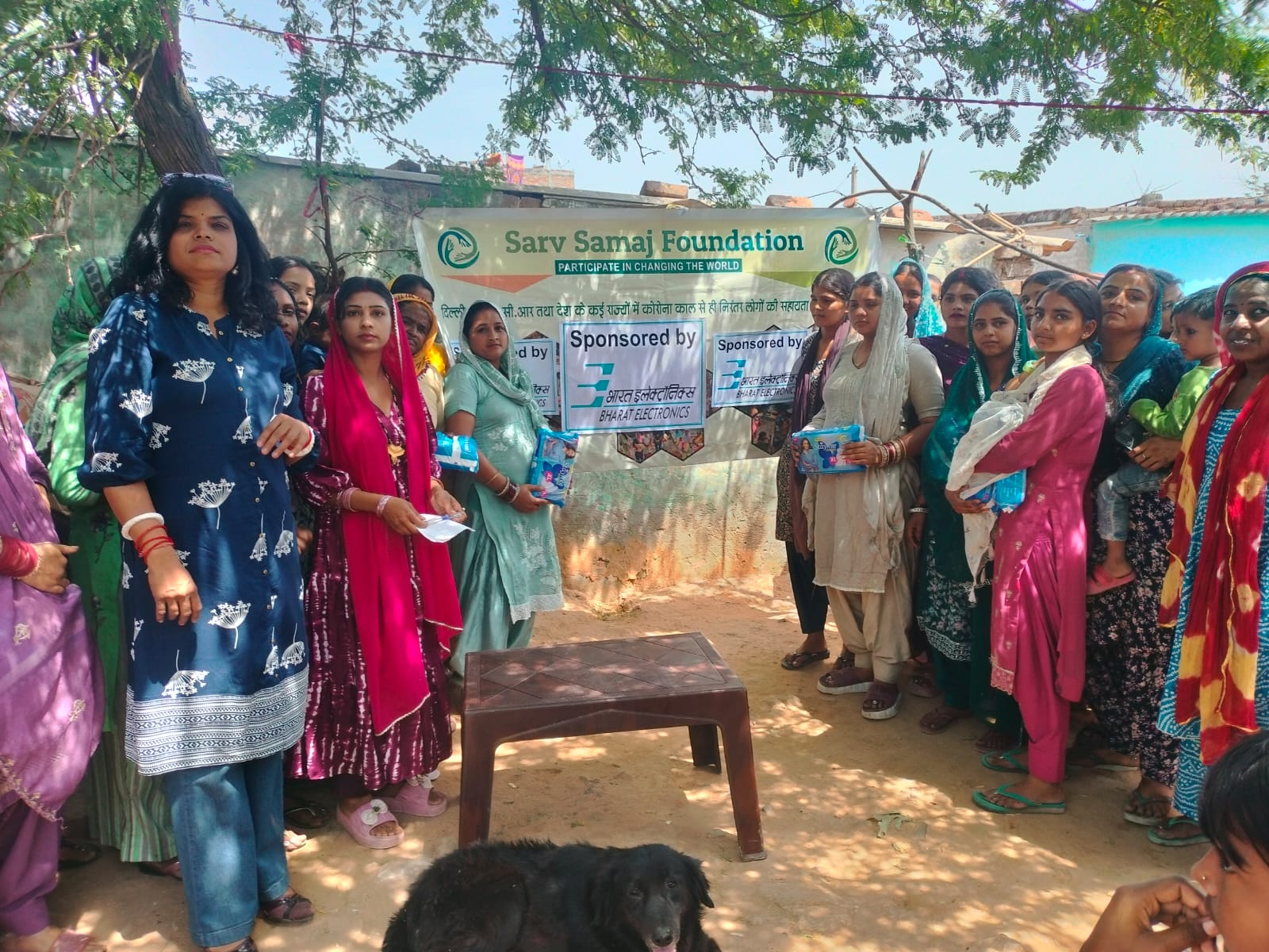 स्वास्थ्य, सम्मान और सशक्तिकरण की मिसाल: Bharat Electronics Limited (BEL) के सहयोग से सर्व समाज फाउंडेशन द्वारा दिल्ली NCR में 500+ सेनेटरी नैपकिन का सफल वितरण।